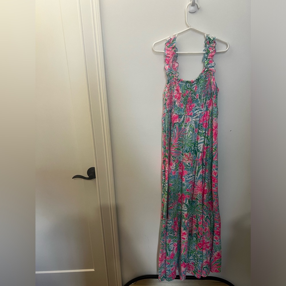 Lilly Pulitzer girls long dress. New with Tags, size girls Large